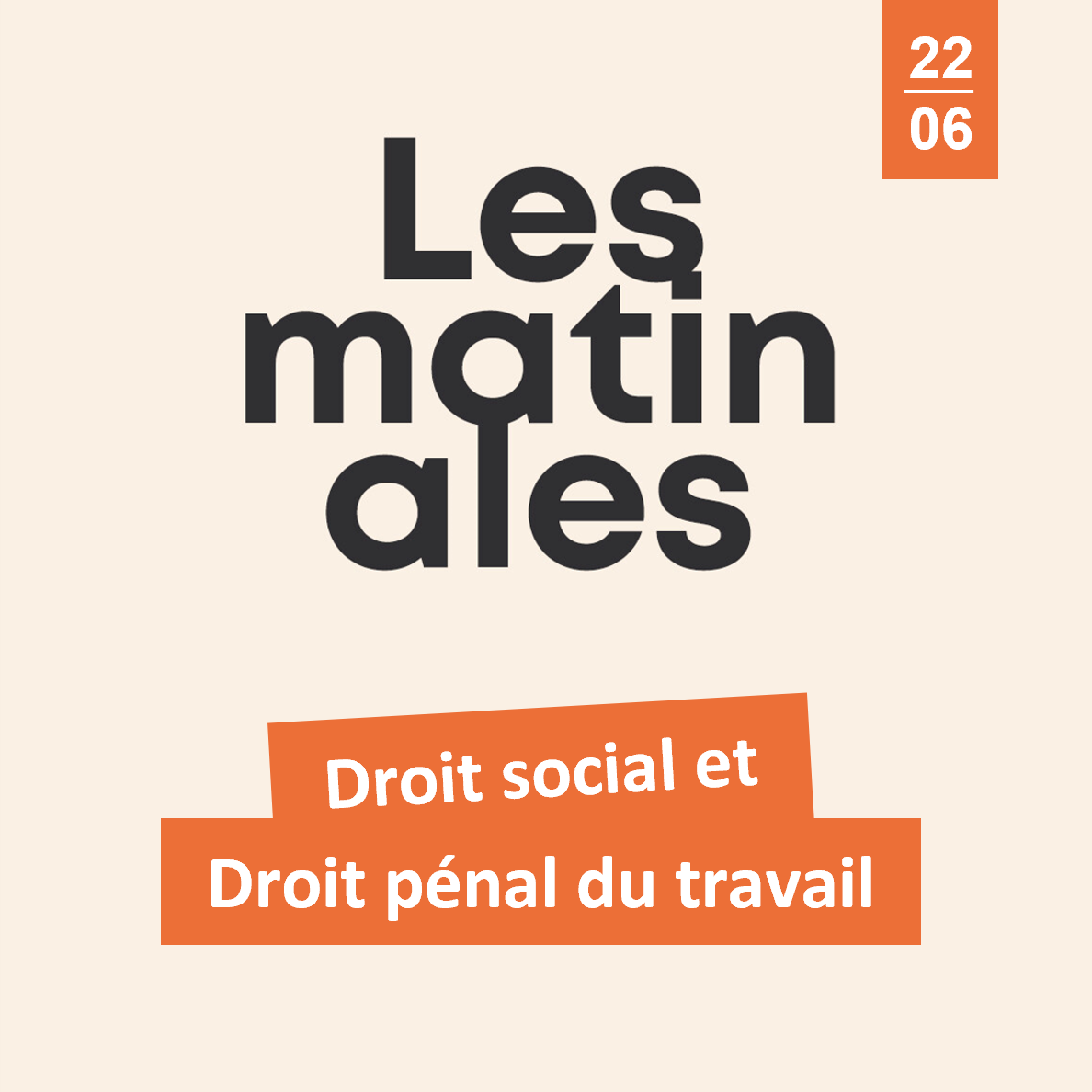 Actualité : Droit sociale et Droit pénal du travail